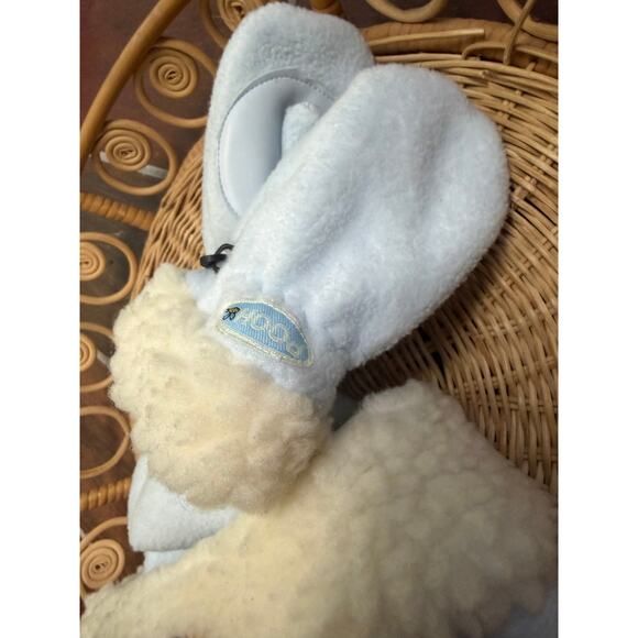 NWT Vintage Disney Winnie the Pooh Baby Hat & Mittens Set Sherpa Fleece Pastel - Picture 2 of 5